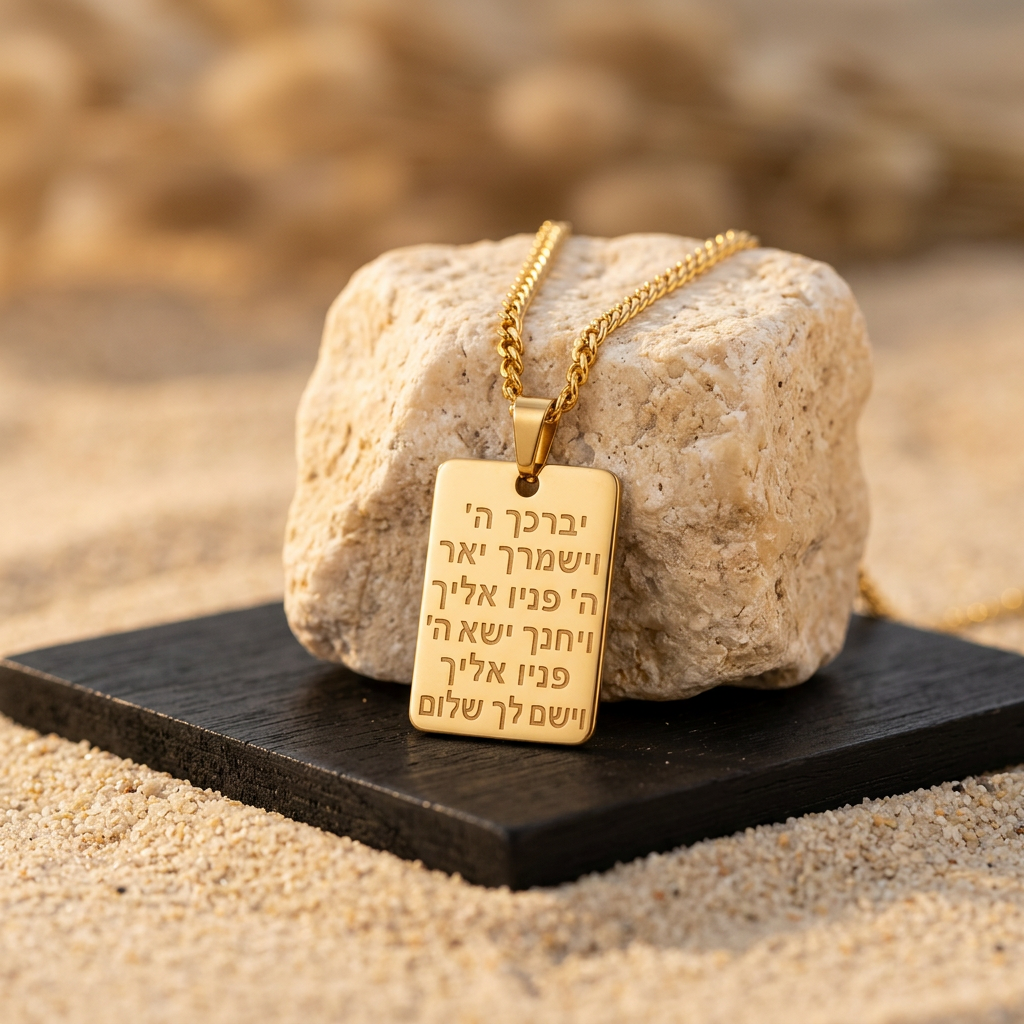 שרשרת יברכך ה׳ זהב