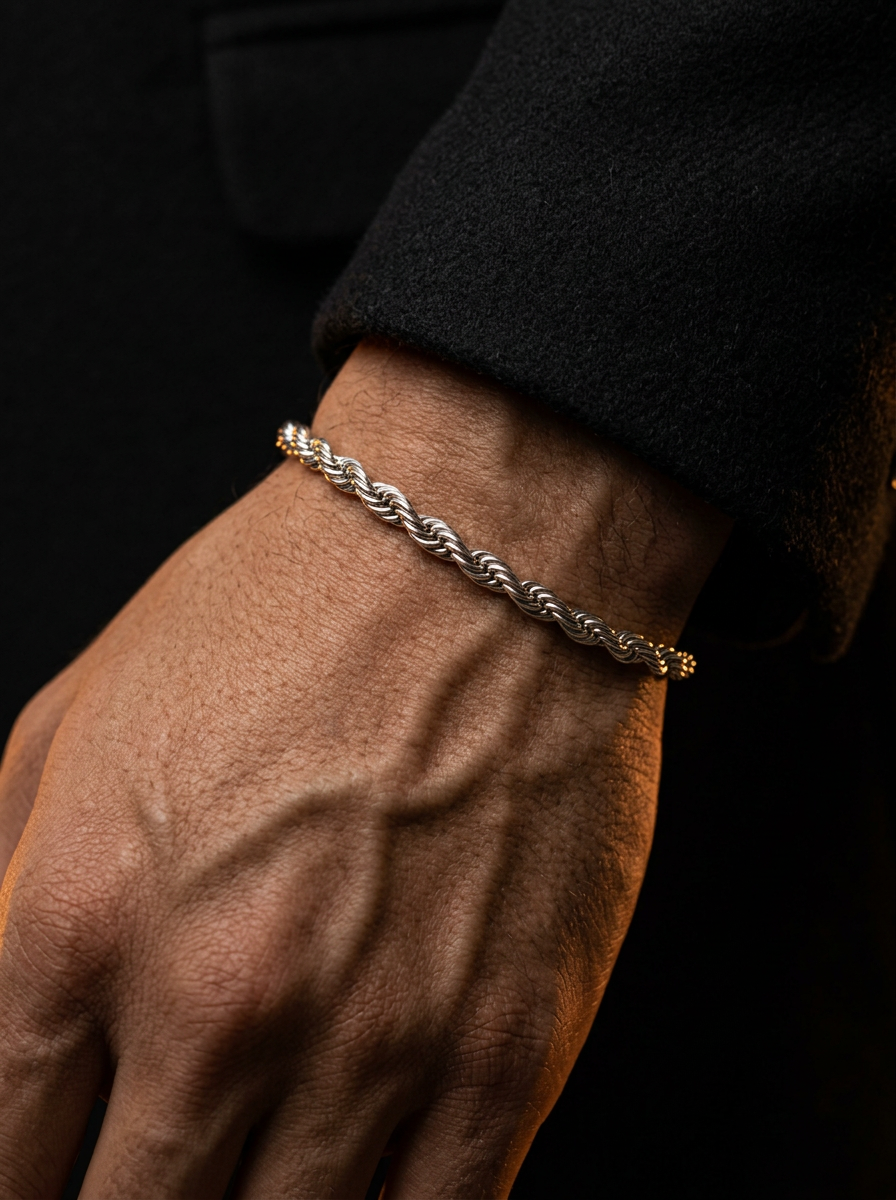 צמיד חבל לגבר · Rope Bracelet Men